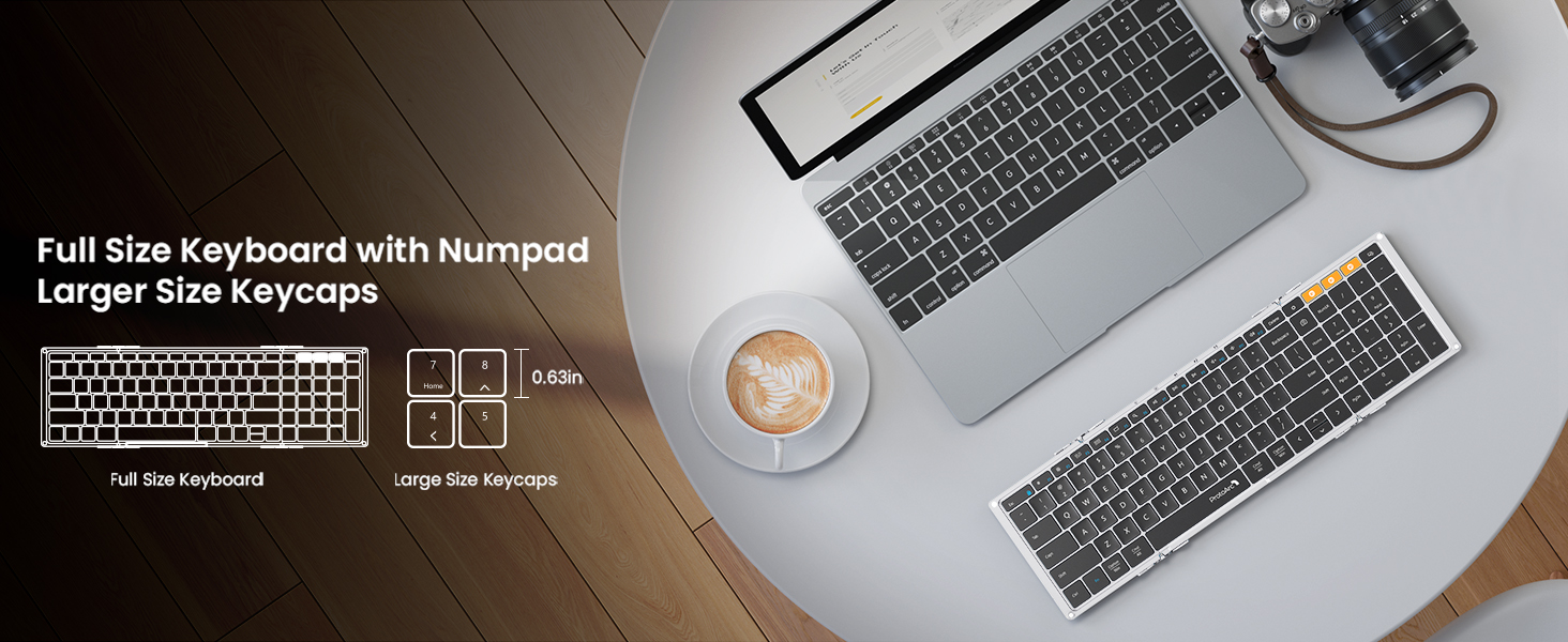 XK01 full size keyboard black silver