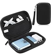 CAAORDKSO Hard Travel Electronic Organizer Case, Electronics Accessories Organizer Pouch Bag for ...