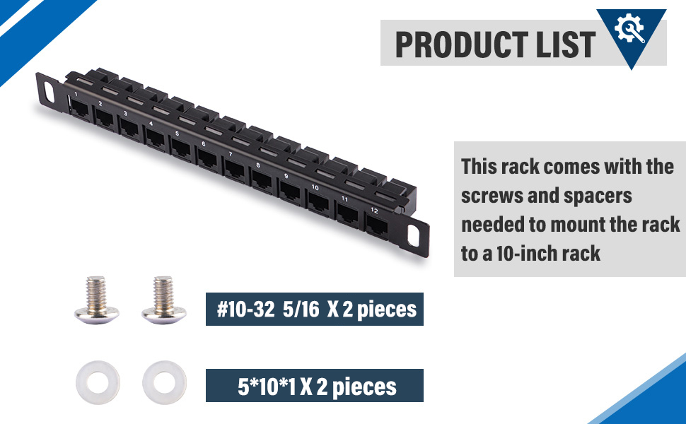 10 inch rack