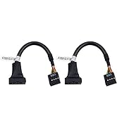 Duttek USB 3.0 Header to USB 2.0,USB 3.0 to USB 2.0 Motherboard Adapter Cable,19 Pin USB3.0 Male ...