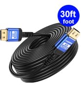 Adrenenjoyer 18Gbps 30 ft hdmi cable with Gripping Connectors,4k ultra high speed Ethernet 2.0 Fl...
