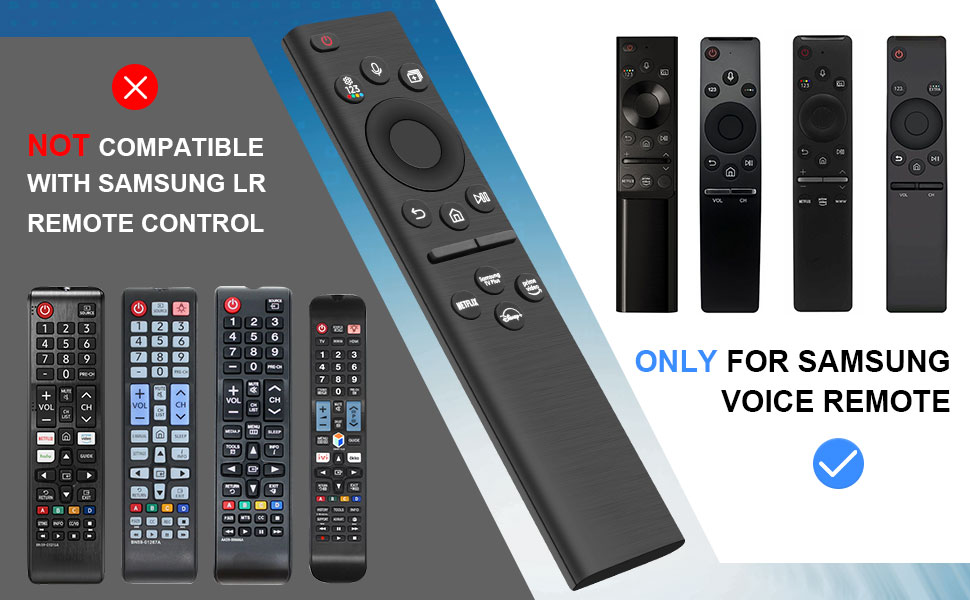  BN59-01385A Solar Power Voice Remote Replacement for Samsung Smart TV