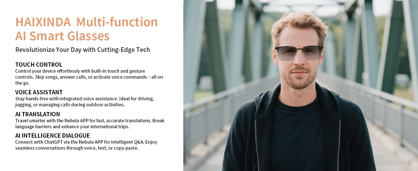 ai bluetooth glasses