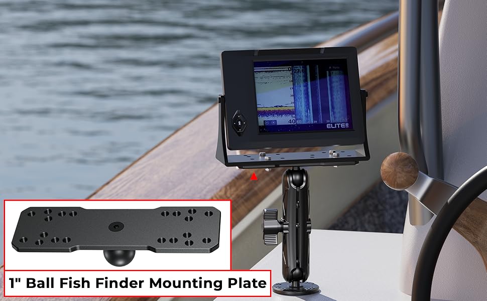 1 inch Fish Finder Mounting Plate