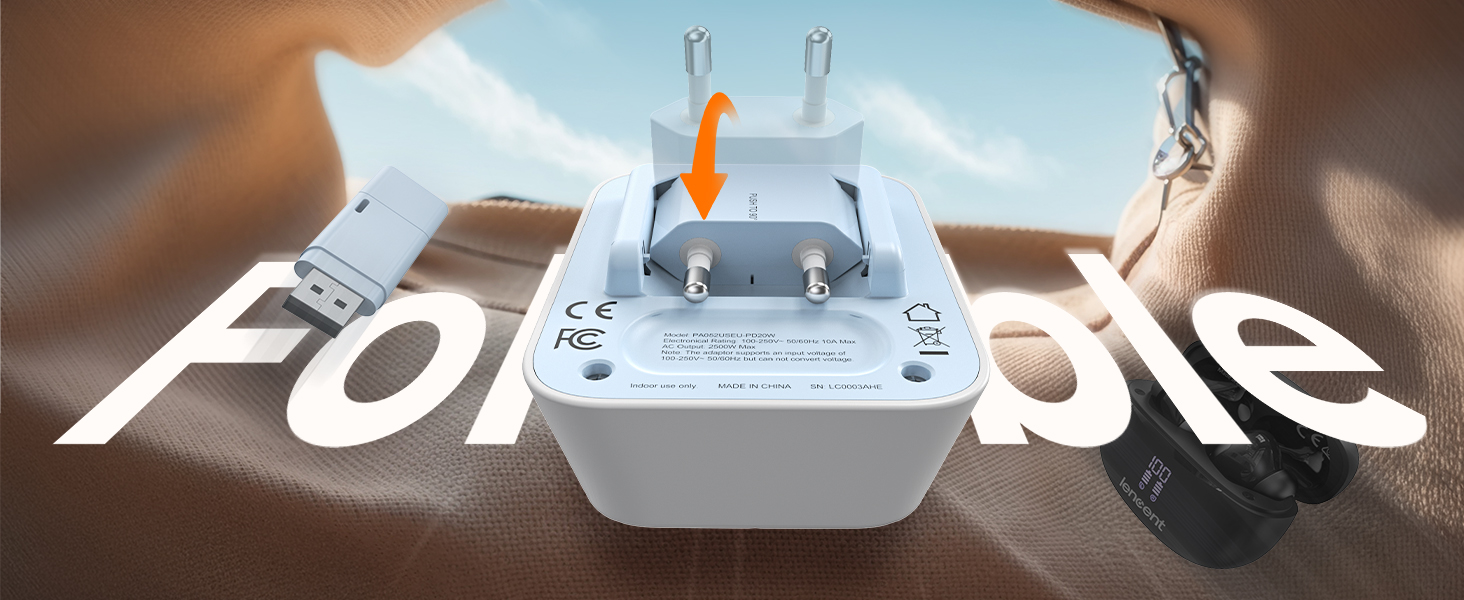 European Travel Plug Adapter