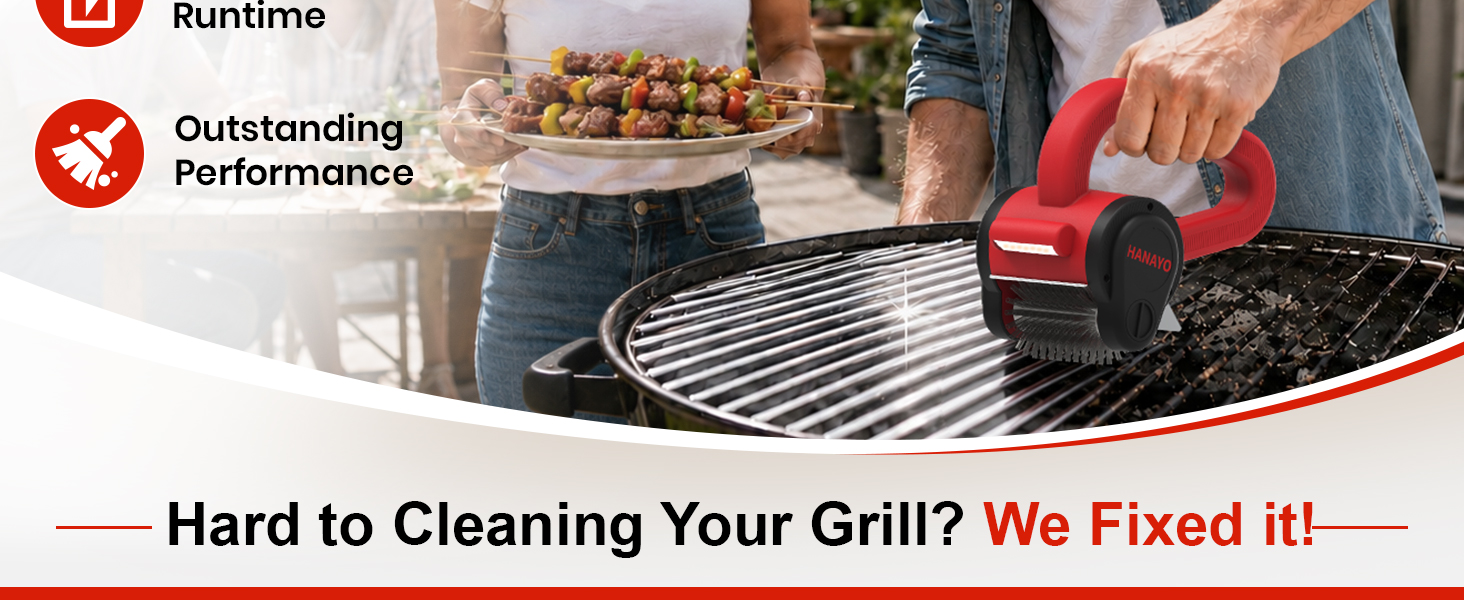 2026 upgraded electric grill brush