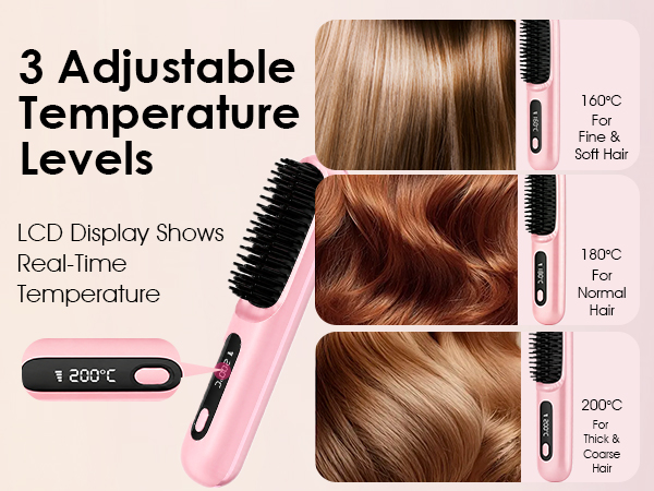 hair straightener brush