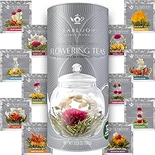 flowering tea gift canister