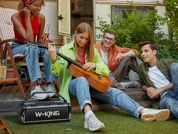 PAYTY 90W Peak IPX6 Waterproof Loud Speakers Bluetooth Wireless