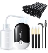 Lash Fan Eyelash Extension Supplies with USB Mini Portable Fans 3 Lash Shampoo Brush 50 Eyelash M...