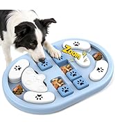 Blanlody Dog Puzzle Toy, Interactive Treat Puzzle for IQ Training &amp; Mental Stimulation, Non-Slip ...