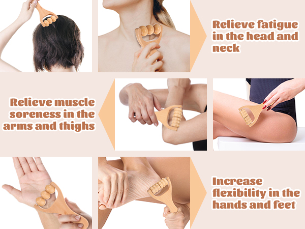 Wooden Massage Roller