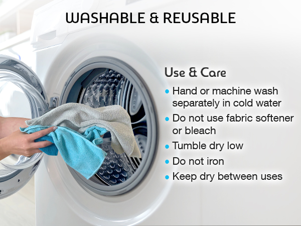 Washable and reusable