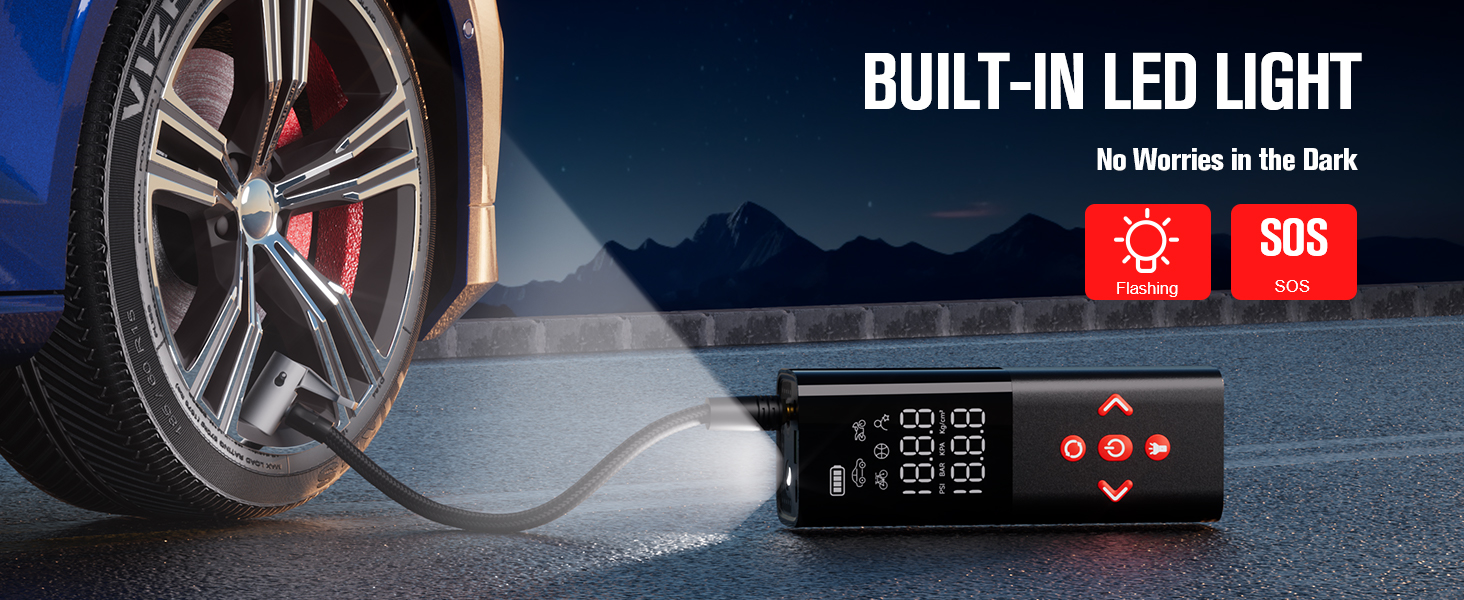 tire inflator portable air compressor