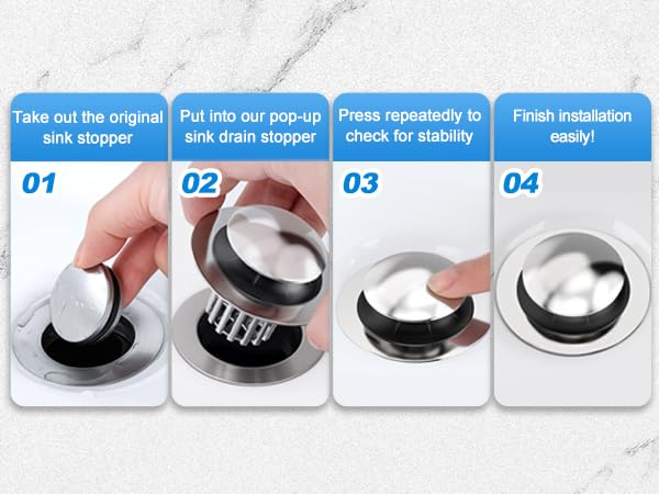 bathrooom sink stopper