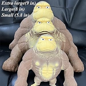 Squeeze Brown Gorilla Fidgets Toy