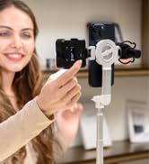 Magnetic Selfie Stick, 40.9" Extendable Cell Phone Tripod Stand for iPhone 15 14 13 12 MagSafe Ph...