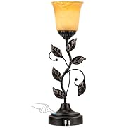 Touch Table Lamp Bedside Lamp, Nightstand Lamp with USB Charging Ports for Living Room, 3 Way Dim...