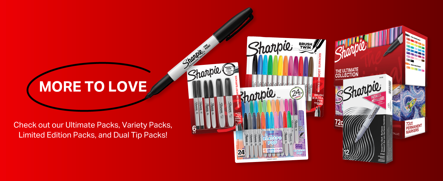 more to love from sharpie brand twin tip ultimate collection metallic limited edition variety pack