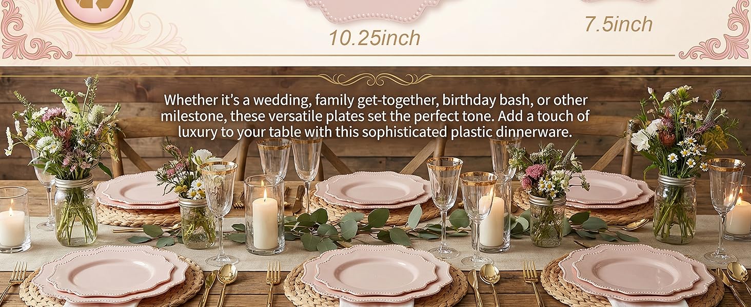 PINK PLATES