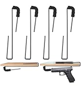 TRIPLE DEER Wall Mount Handgun Hanger, Pistol Rack for Safe or Cabinet/Wood Rifle Hook, Shotgun D...