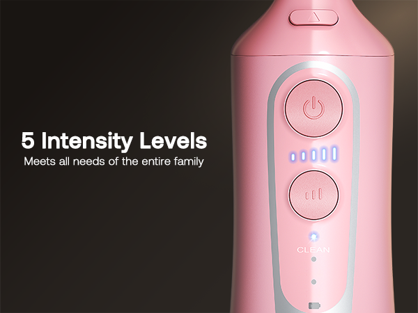 5 intensity levels meets all need of the entire family