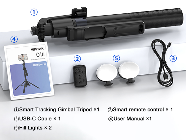 Auto Face Tracking Gimbal Tripod