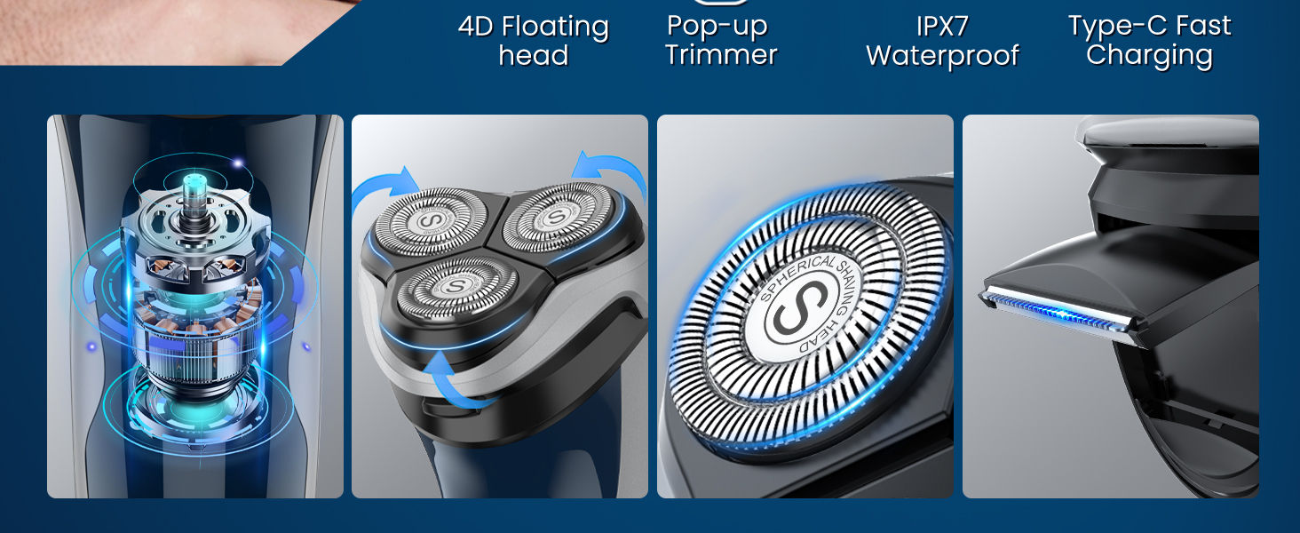 electric razor for men face