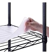 Poofzy Shelf Liners for Wire Shelving, 14 x 24 Non-Adhesive Wire Shelf Liner Plastic for Pantry, ...