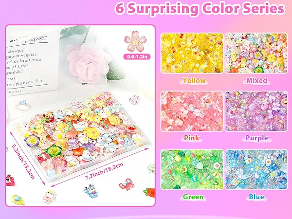 resin charms
