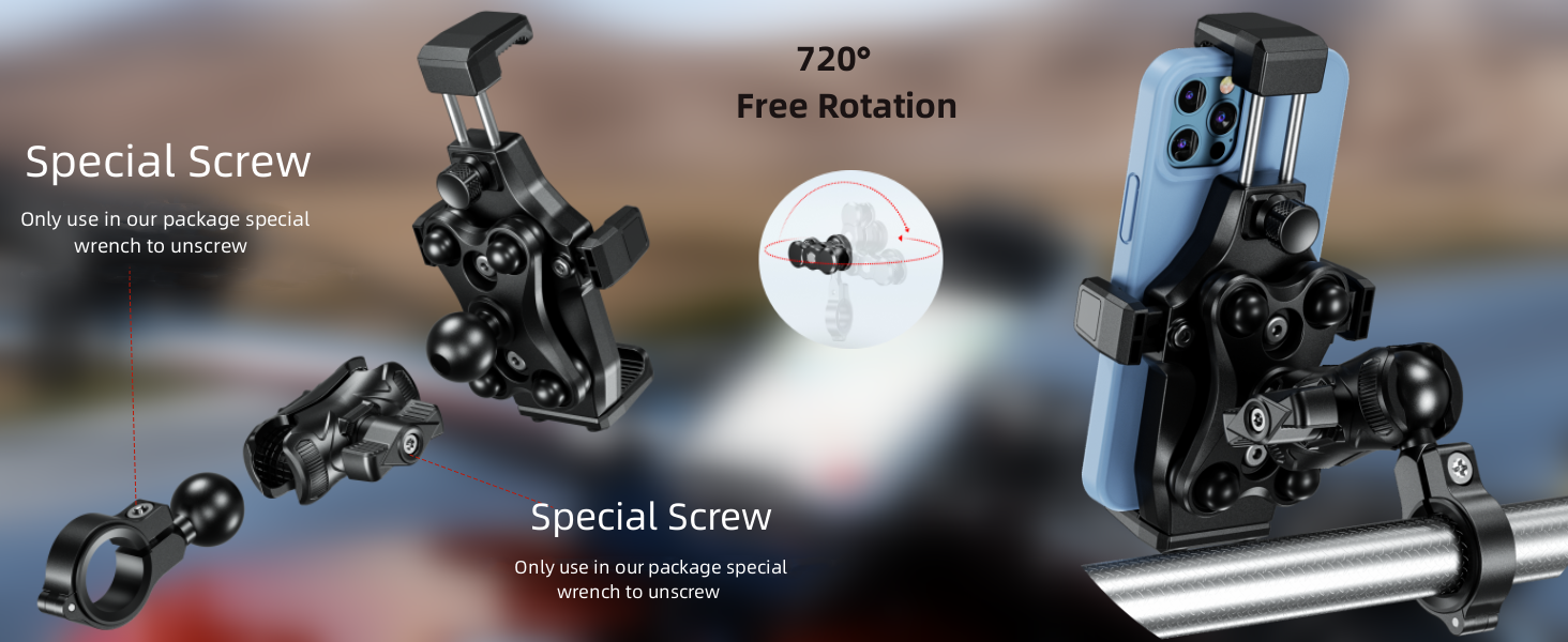 motorcycle cell phone holder