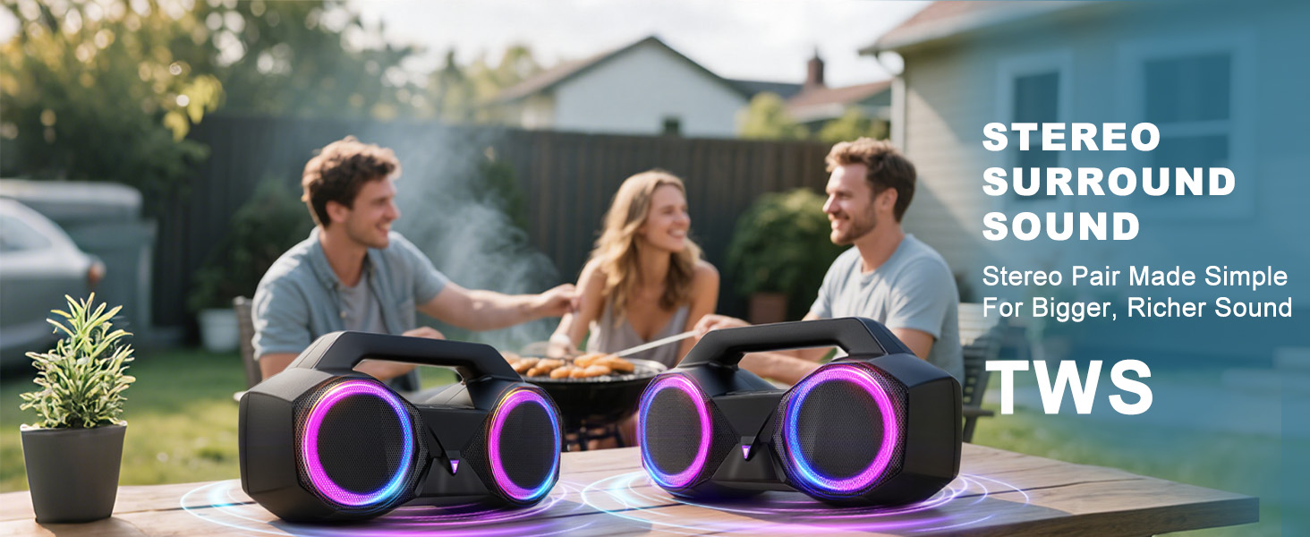 stereo surround speaker