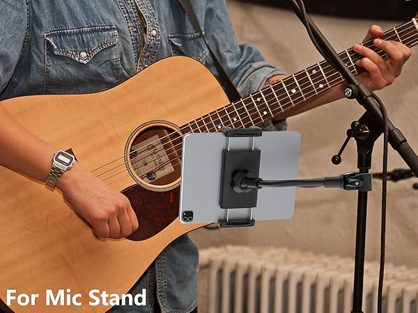 Mic Stand Tablet Mount