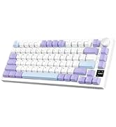 ATTACK SHARK Mechanical Keyboard with TFT Smart Display &amp; Knob,2.4GHz Wireless/Bluetooth/USB-C Wi...