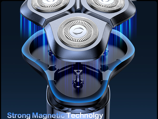 Men’s Rotary Shaver with LED Display &amp; Travel Lock