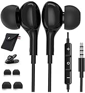3.5mm Earbuds Wired with Mic for Samsung A14 A32 A15 A13 5G Wired in-Ear Headphones 3.5mm Headpho...