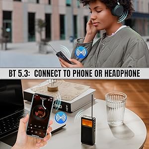 Raddy RF205 Portable FM Radio