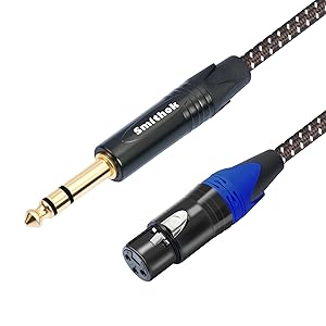 XLR female to 1/4 A+-2
