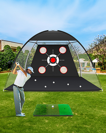 Golf Hitting Aid Nets Chipping Training Swing,Gifts for Men Dad Him and Golfer