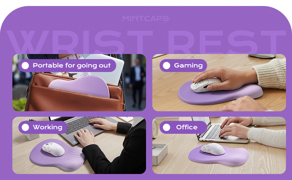 wrist support mouse pad