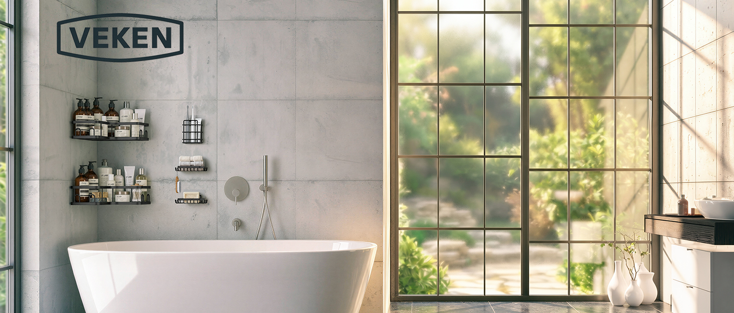 Veken corner shower caddy