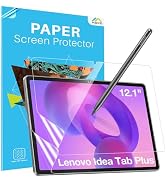 MoKo 2 Pack Paperfeel Screen Protector for Idea Tab Plus 12.1" 2025/Tab K12, Anti-Glare Matte PET...