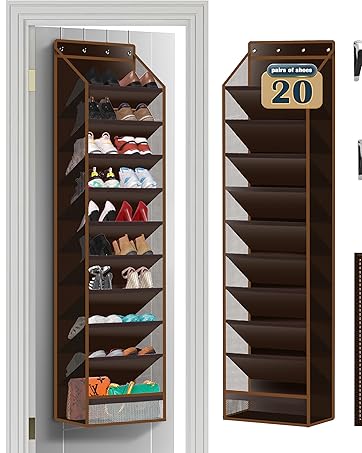 Over - the - Door Hanging Shoe Organizers