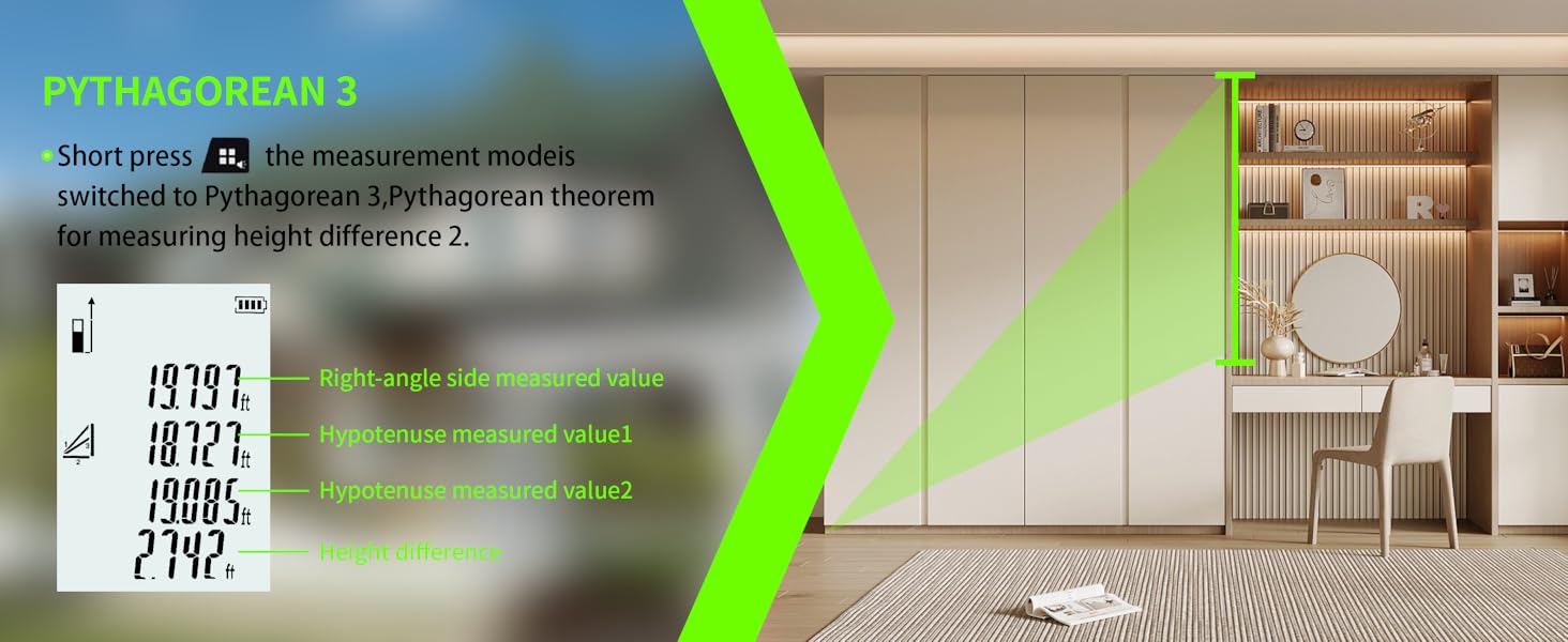 pvthagorean 3 measurement