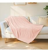 RALYSUN GentleSoft Throw Blanket for Couch &amp; Bed, Premium Silky Flannel Cozy Blanket 70x80 inches...
