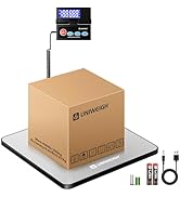 UNIWEIGH Shipping Postal Scale 440lb,Commercial Weight Scale for Packages,Postage,Luggage,Small B...
