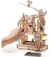 ROBOTIME 3D Wooden Puzzles for Adults-Cuckoo Clock Wooden Models for Adults to Build-435 Piece Model...