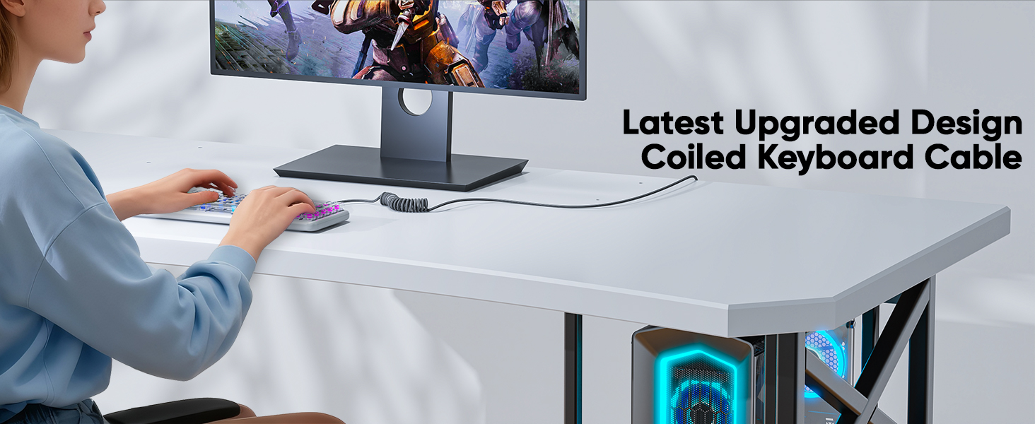 keyboard cable coil