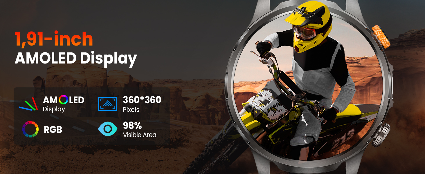 Military Smart Watches for Men Fitness Tracker Watch