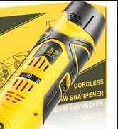 EzzDoo Cordless Electric Chainsaw Sharpener Kit - Portable 12V Chain Saw Sharpener Tool with 6 Ti...